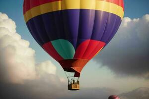 ai generiert heiß Luft Luftballons. Profi Foto