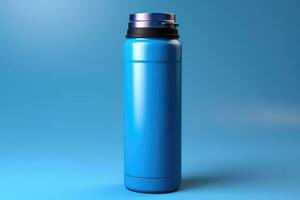 ai generiert Produkt Design, Sport Thermosflasche Tasse foto