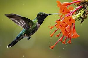 ai generiert Kolibri im Costa rica. ai generiert. foto