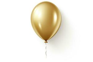 ai generiert Geburtstag Ballon fliegend zum Party und Feierlichkeiten. ai generiert foto