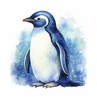 ai generiert Aquarell Pinguin zum T-Shirt Design. ai generiert foto