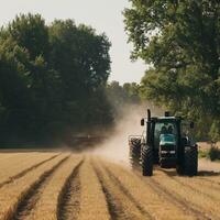 ai generiert amerikanisch Ernte Symphonie das Wesen von Landwirtschaft Leben foto