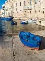 Monopoli, der Hafen und das historische Zentrum foto