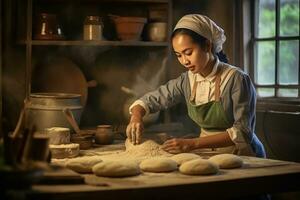 ai generiert das Brot Hersteller foto