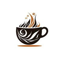 ai generiert Stammes- Logo von ein Kaffeetasse. generativ ai foto