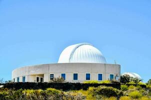das teide-observatorium auf teneriffa foto