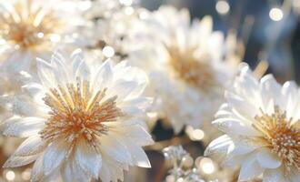 ai generiert elegant Blume Hintergrund foto