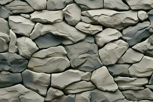 ai generiert Stein Symphonie nahtlos Muster erfasst das Wesen von texturiert Felsen foto
