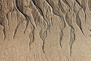 ein schließen oben von Sand Muster foto