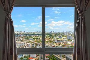 Fenster im Gebäude, Skyline-Gebäude foto