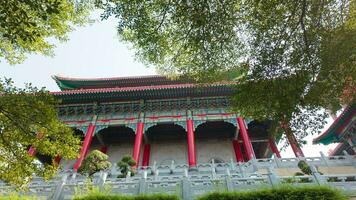 Asien Naht Tempel wat China Chinesisch Neu Jahr 2024 2023 2025 Zeit die Architektur traditionell Religion Reise asiatisch uralt rot orientalisch Laterne Hintergrund Blau Himmel Hintergrund Gebäude Buddhismus Pagode foto