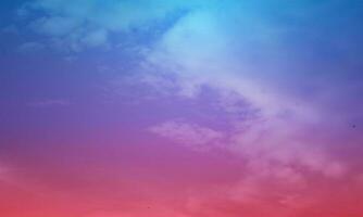 Himmel Hintergrund mit Pastell- Farbverläufe foto