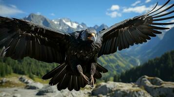 ai generiert andean Kondor Vogel Erhaltung Natur Tierwelt Tier foto