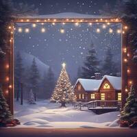 Weihnachten Baum umgeben durch die Geschenke auf Weiß Hintergrund foto