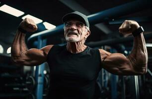 ai generiert Bodybuilding Workouts Sie sollte Versuchen heute foto