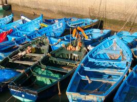 das Boote sind Blau foto