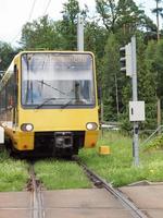 öffentliche Verkehrsmittel Straßenbahn in Berlin, Deutschland foto