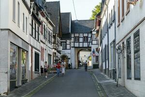 Blankenheim die Architektur von das alt Stadt, Dorf Center foto
