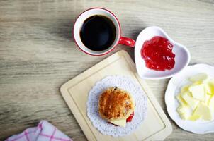 Scone Desserts und Kaffee foto