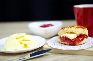 Scone gebackenes Dessert foto