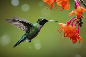 ai generiert Kolibri im Costa rica. ai generiert. foto