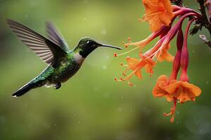 ai generiert Kolibri im Costa rica. ai generiert. foto