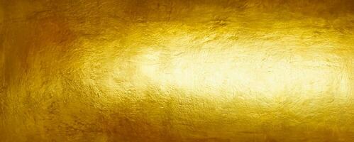 Gold glänzend Mauer abstrakt Hintergrund Textur Luxus und elegant foto