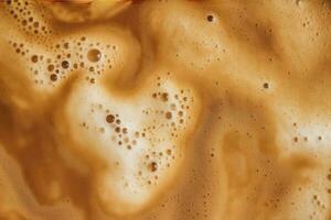 ai generiert Kaffee Schaum Textur. ai generiert foto