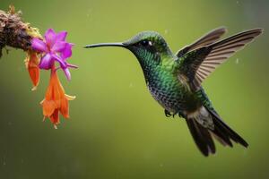 ai generiert Kolibri im Costa rica. ai generiert. foto