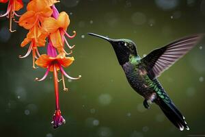 ai generiert Kolibri im Costa rica. ai generiert. foto