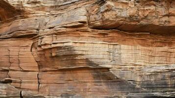 ai generiert Natur Sandstein Klippen Landschaft foto