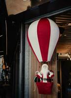 dekorativ Weihnachten Dekorationen zum Häuser und Restaurants foto