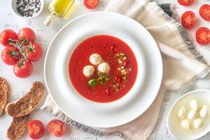 Portion Gazpacho foto