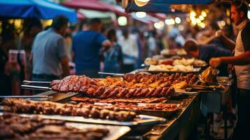 ai generiert Lahmacun traditionell Truthahn Essen foto