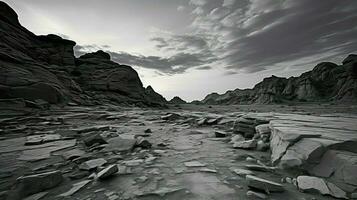 ai generiert Topographie interkratonisch Plateau Landschaft foto