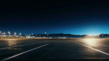 ai generiert Ferien fliegen Flughafen Hintergrund foto