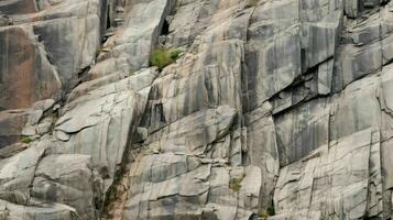 ai generiert Landschaft Granit Klippen Landschaft foto