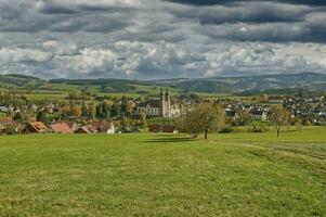 berühmtes dorf sankt märgen im schwarzwald, deutschland foto