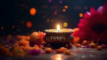 ai generiert Diwali generativ ai foto