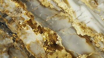 ai generiert Gold Marmor Luxus Hintergrund Textur Design foto