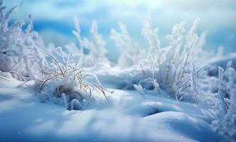 ai generiert Winter Hintergrund von Schnee und Frost mit kostenlos Raum zum Ihre Dekoration foto