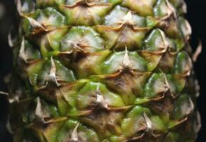 Oberfläche von frisch ganze Ananas Obst Makro Schuss Lager Foto