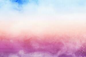 Fantasie Himmel und Wolke mit Pastell- Gradient Farbe und Grunge Textur foto