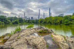 Central Park, New York City am See foto