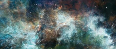 kosmisch Kunst ,Mehrfarbig äußere Raum. Star Feld und Nebel im tief Raum viele Licht Jahre weit von Planet Erde. Elemente von diese Bild möbliert durch NASA. foto