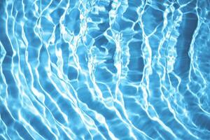 schön Wasser Textur mit Wellen. Blau Farbe, Wasser Hintergrund foto