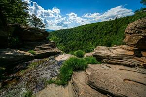 über das Wasserfall foto