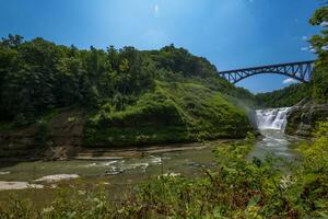 letchworth Zustand Park Oberer, höher Stürze foto