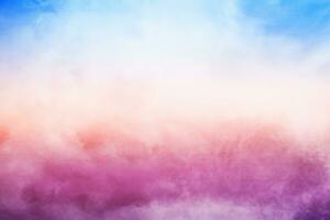 Fantasie Himmel und Wolke mit Pastell- Gradient Farbe und Grunge Textur foto