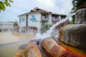 pam Thermal- Hotel heiß Frühling Mineral medizinisch Wasser foto